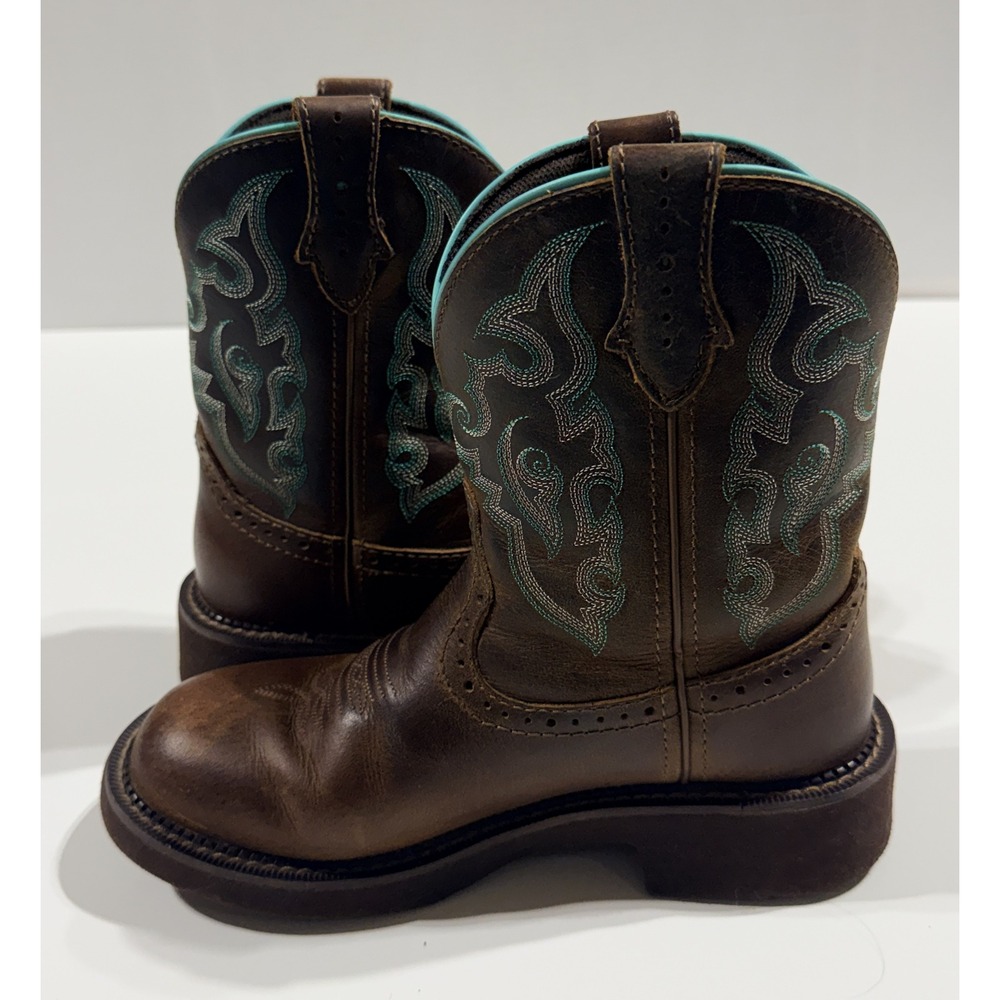 JUSTIN Gypsy - Women's Boots - Brown Leather Western Cowboy GY9606 - Size 7B - Picture 4 of 10